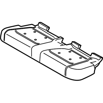 Ford FL3Z-1863841-B Pad - Rear Seat Cushion