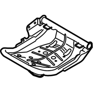 Ford KL3Z-1863160-A Frame And Spring - Rear Seat Cushion