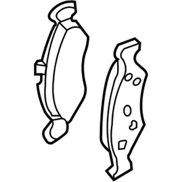 Ford 8U2Z-2V001-B Kit - Brake Lining
