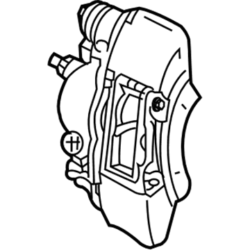 Ford 8S4Z-2B121-B Caliper Assembly - Brake - Less Pad