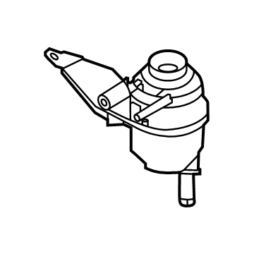 NL3Z-8A080-D Ford Tank Assembly - Radiator Overflow Illustration 1 of 1