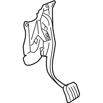 Ford 3L2Z-2455-AA Pedal Assembly - Brake