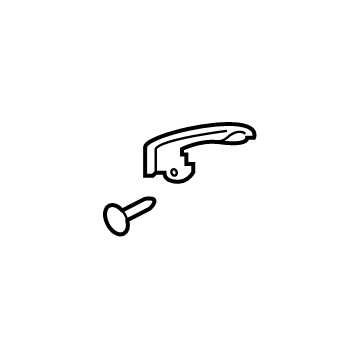 Ford GD9Z-16A238-B Outer Weatherstrip, Passenger Side GD9Z-16A238-B Ford Outer Weatherstrip, Passenger Side Illustration 1 of 1