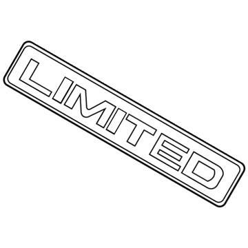 Ford 5L1Z-7842528-A Name Plate