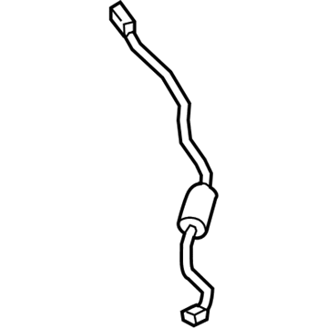 JL1Z-17A605-J Ford Washer Hose Illustration 1 of 1