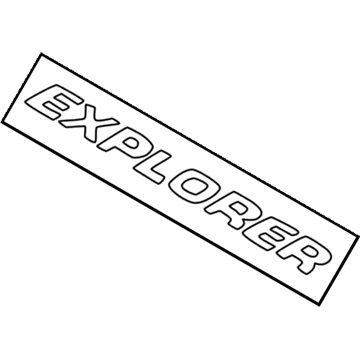 Ford 6L2Z-7842528-B Name Plate
