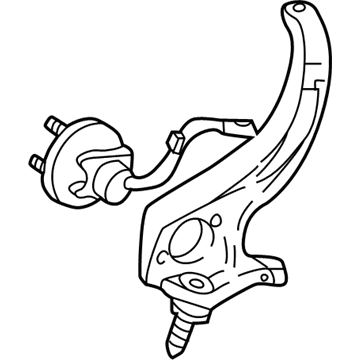 Ford 4W4Z-3K185-BA Knuckle - Front Wheel