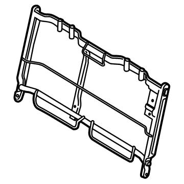 Ford JC3Z-16613A39-A Frame - Rear Seat Back Retainer