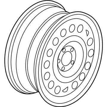 Ford KT1Z-1015-D Wheel Assembly
