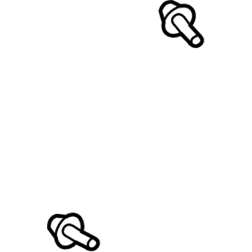 -W716090-S437 Ford Bracket Bolt, Passenger Side Illustration 1 of 1