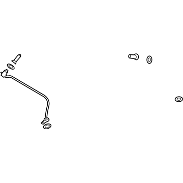 Ford GB8Z-9T516-A Oil Inlet Tube, Driver Side GB8Z-9T516-A Ford Oil Inlet Tube, Driver Side Illustration 1 of 1