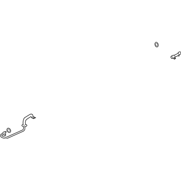 Ford FT4Z-8A520-E Coolant Line, Driver Side FT4Z-8A520-E Ford Coolant Line, Driver Side Illustration 1 of 1