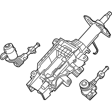 Ford N1MZ-3C529-H Column Assembly - Steering
