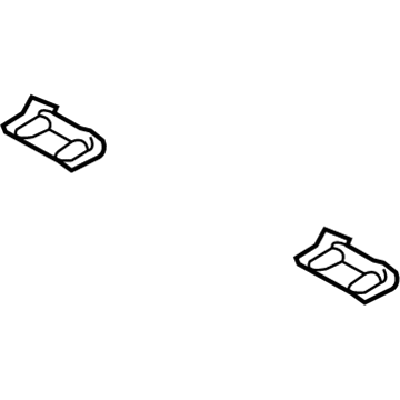 Ford G3GZ-54113A98-B Rear Reinforcement G3GZ-54113A98-B Ford Rear Reinforcement Illustration 1 of 1