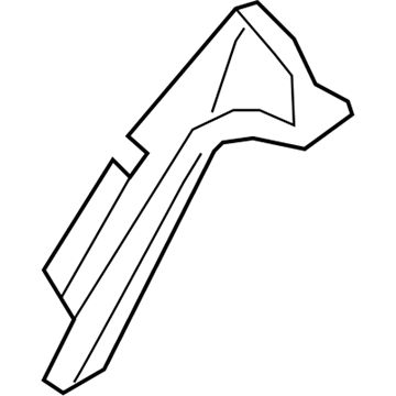 7L1Z-7831011-BB Ford Rear Trim Panel, Camel, Driver Side Illustration 1 of 1