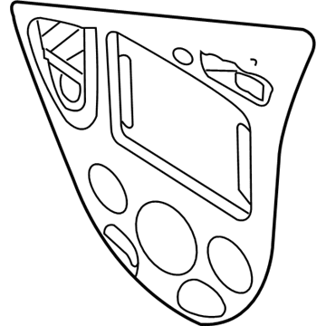 Ford 1S4Z-5404644-CAA Bezel Assembly - Instrument