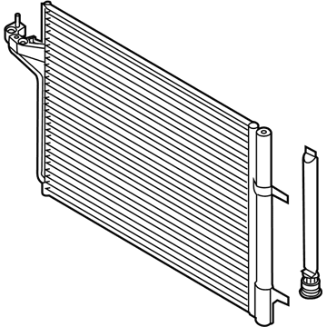 Ford CV6Z-19712-KB Condenser Assembly