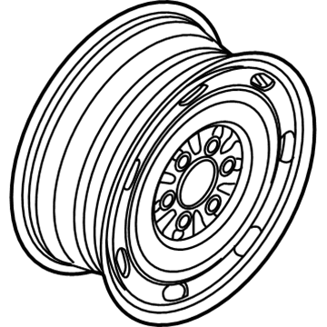 Ford 6E5Z-1015-BA Wheel Assembly