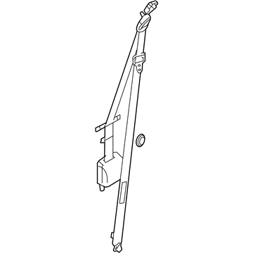 Ford 9C2Z-16611B68-BA Seat Belt Assembly
