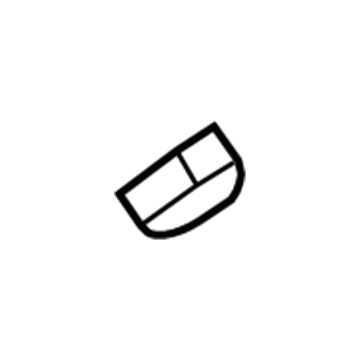 Ford 3C2Z-1560262-AAA Cover - Seat Belt - Upper