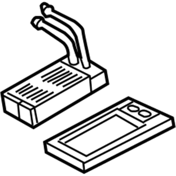 Mercury H2MZ-18476-Y Heater Assembly - Less Radiator