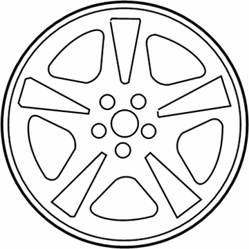 Mercury Wheel Cover - 5W3Z-1130-DA