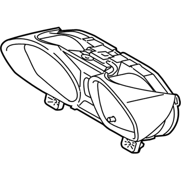 Ford Fiesta Speedometer - DUBZ-10849-U