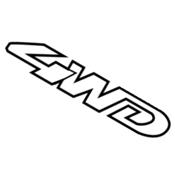 Ford 8L8Z-7842528-D Name Plate