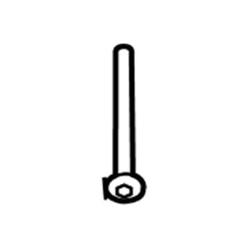 -W504349-S300 Ford Coat Hook Screw Illustration 1 of 1