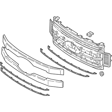 Ford HC3Z-8200-CC Grille - Center