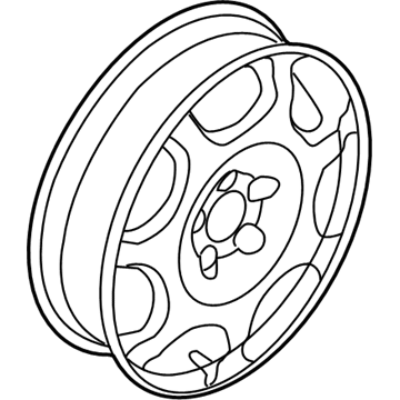 Ford 8A5Z-1007-D Wheel Assembly