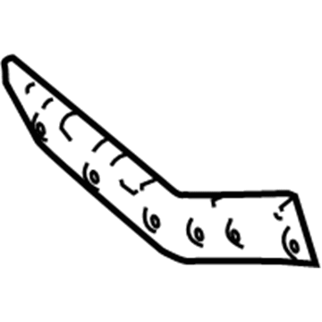 Lincoln DA5Z-17D995-D Bracket - Bumper Mounting
