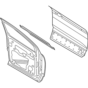 Ford CJ5Z-7820124-A Door Assembly - Front