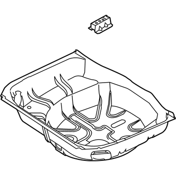 Ford BB5Z-7811215-A Pan Assembly - Floor