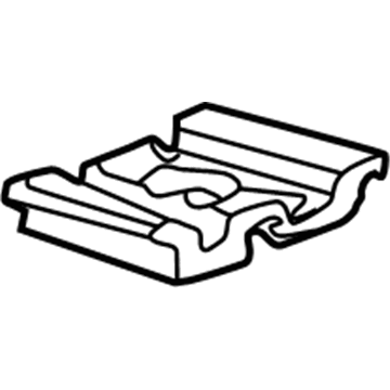 Ford 3C3Z-5798-AA Spring Plate, Rear 3C3Z-5798-AA Ford Spring Plate, Rear Illustration 1 of 1