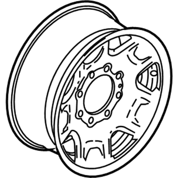 Ford 8C3Z-1015-C Wheel Assembly