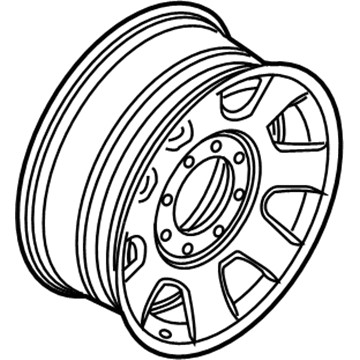 Ford 7C3Z-1007-C Wheel Assembly