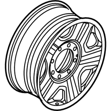 Ford 7C3Z-1015-E Wheel Assembly