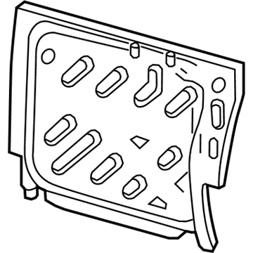 Mercury AL8Z-78613A38-A Frame - Rear Seat Back Retainer