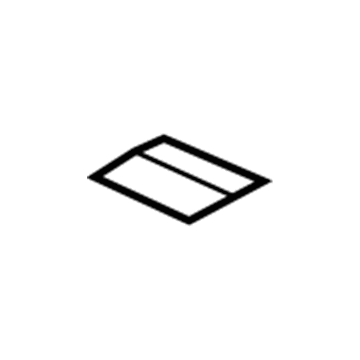 Ford 8L8Z-78611A70-AA Seat Belt Guide Bezel, Rear Driver Side 8L8Z-78611A70-AA Ford Seat Belt Guide Bezel, Rear Driver Side Illustration 1 of 1
