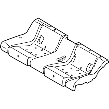 Ford 6R3Z-76600A88-A Pad - Rear Seat Cushion