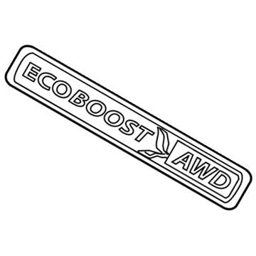 Ford KT4Z-5842528-K Name Plate