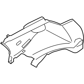 Ford HN1Z-5852018-AA Trim - C Pillar