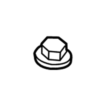 Ford -W708841-S424 Nut And Washer Assembly - Hex.