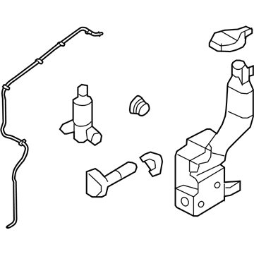 Lincoln BT4Z-17618-A Reservoir - Windshield Washer