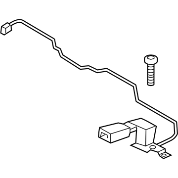 Ford KB3Z-2160044-AB Buckle Assembly - Seat Belt