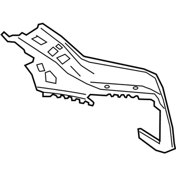 Lincoln FA1Z-5841020-B Reinforcement - Roof Rail
