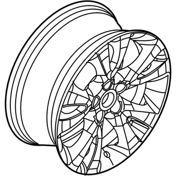 Ford BG1Z-1007-A Wheel Assembly