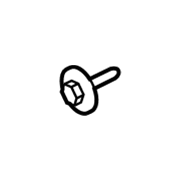 Ford -W716694-S300 Heat Shield Retainer -W716694-S300 Ford Heat Shield Retainer Illustration 1 of 1