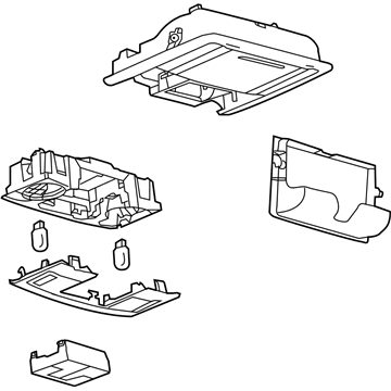 Ford AT4Z-78519A70-BA Console Assembly - Overhead